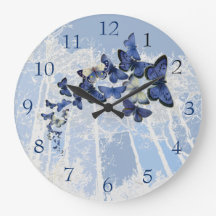 Blue Butterfly kaleidoscope flight