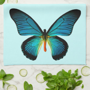 Blue Butterfly Kitchen Towel Theedoek