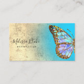 Blue Butterfly logo visitekaartje (Voorkant)