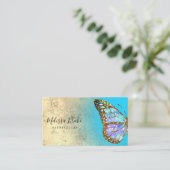 Blue Butterfly logo visitekaartje (Staand voorkant)