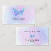 ·Blue Butterfly logo visitekaartje (Voorkant / Achterkant)