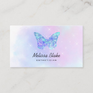 ·Blue Butterfly logo visitekaartje