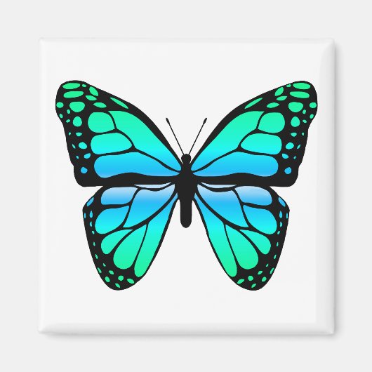 Blue Butterfly Magnet (Voorkant)