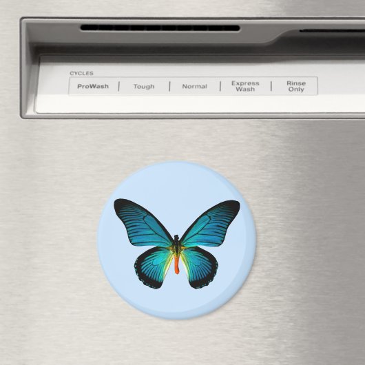 Blue Butterfly Magnet (Insitu (Vaatwasser))