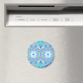 "Blue Butterfly Mandala" magneet (Insitu (Vaatwasser))