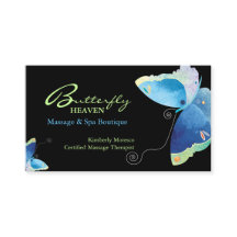 Blue Butterfly Massage Therapy Afspraakkaart