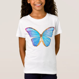 BLUE BUTTERFLY - Meisjes T-shirt