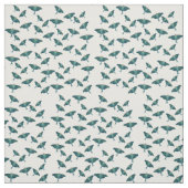 Blue Butterfly Moth Stof (Swatch)