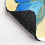 Blue Butterfly Mousepad Muismat (Hoek)