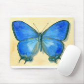 Blue Butterfly Mousepad Muismat (Met muis)