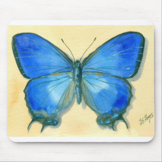 Blue Butterfly Mousepad Muismat