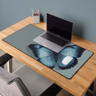 Blue Butterfly Mousepad sierlijk en elegant Bureaumat