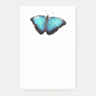 Blue Butterfly Natuur Art, Fijne Fotoillustratie Post-it® Notes