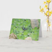 "Blue Butterfly" Paasfeest Kaart (Gele Bloem)