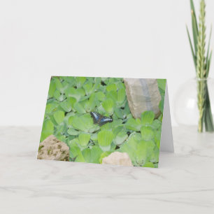 "Blue Butterfly" Paasfeest Kaart