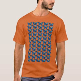 Blue Butterfly Pattern 13 T-shirt