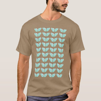 Blue Butterfly Pattern 16 T-shirt