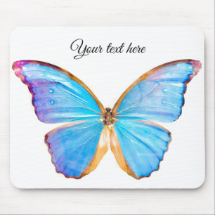 BLUE-BUTTERFLY personaliseren Muismat