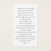 Blue Butterfly Photo Memorial Prayer Card Visitekaartje (Achterkant)