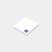 Blue Butterfly Post-It Notes (Schuin)
