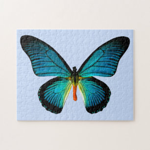 Blue Butterfly Puzzle Legpuzzel