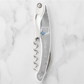 Blue Butterfly Rustic Kurkentrekker (Voorkant)