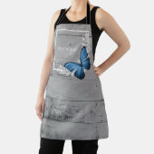 Blue Butterfly Rustic, speciaal Schort (Insitu)