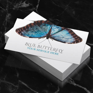 Blue Butterfly Salon and Spa Elegant Visitekaartje