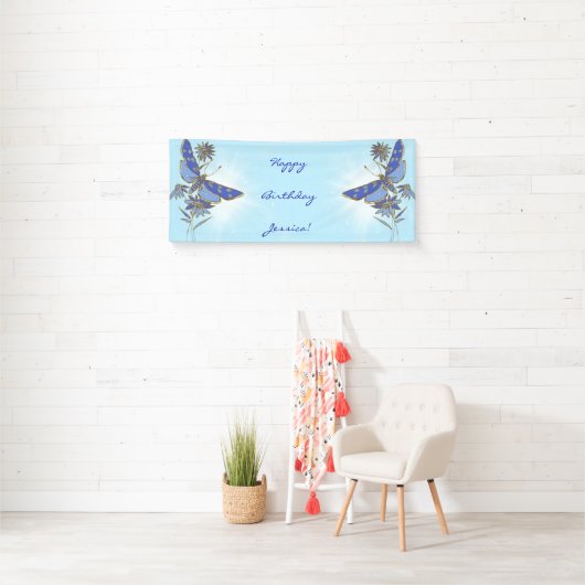 Blue Butterfly Spandoek (Insitu)