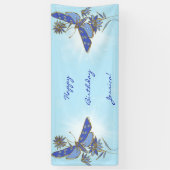 Blue Butterfly Spandoek (Verticaal)