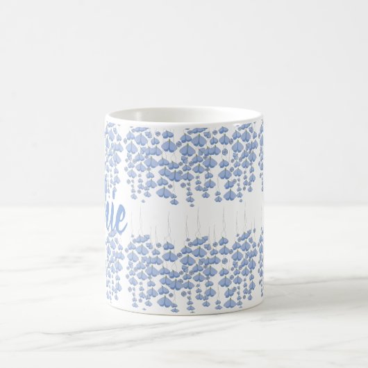 Blue Butterfly Swarm Custom Koffiemok (Center)