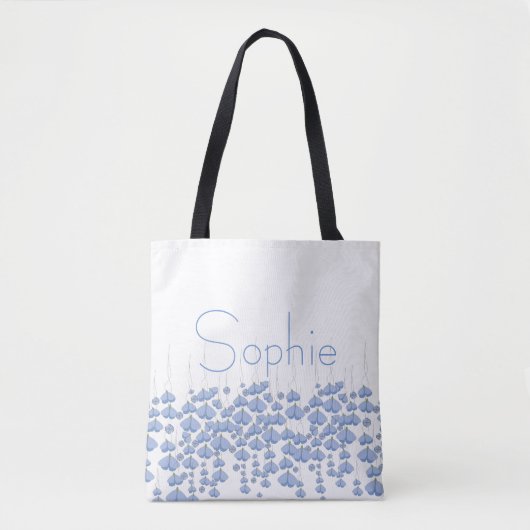 Blue Butterfly Swarm Custom Tote Bag (Voorkant)