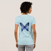 Blue Butterfly T-Shirt (Achterkant volledig)