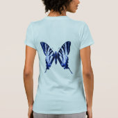 Blue Butterfly T-Shirt (Achterkant)
