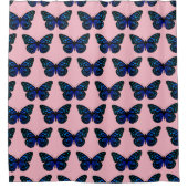 Blue Butterfly Thunder_Cove Douchegordijn (Voorkant)