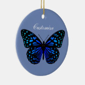 Blue Butterfly Thunder_Cove Keramisch Ornament (Rechts)