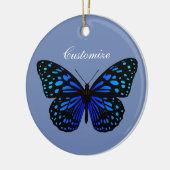 Blue Butterfly Thunder_Cove Keramisch Ornament (Links)