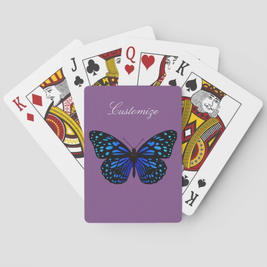 Blue Butterfly Thunder_Cove Pokerkaarten (Achterkant)