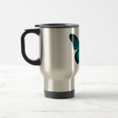 Blue Butterfly Travel Mug Reisbeker (Links)