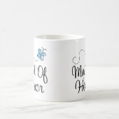 Blue Butterfly Wedding Maid of Honor Mok (Center)