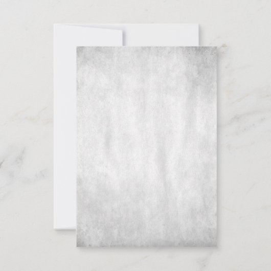 Blue Butterfly Wedding RSVP Kaart (Achterkant)