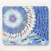 Blue Butterfly Wing Art Mousepad Muismat (Voorkant)