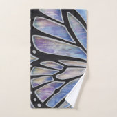 Blue Butterfly Wing Bad Handdoek (Handdoek)