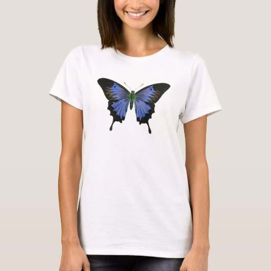 Blue Butterfly Women's Basic T-shirt (Voorkant)