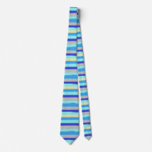 Blue Cabana Stripes Stropdas