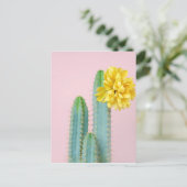 Blue Cactus Trio Briefkaart (Staand voorkant)