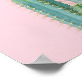 Blue Cactus Trio Poster (Hoek)