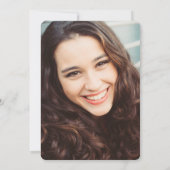 Blue Caduceus Nurse Graduation Kaart (Achterkant)