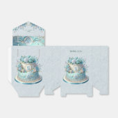 Blue Cake Bloemen Favoriet Box Bedankdoosjes (Uitgevouwen)