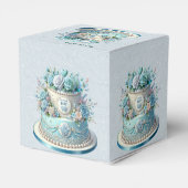 Blue Cake Bloemen Favoriet Box Bedankdoosjes (Achterkant)